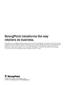 Strongpoint, Loss Prevention White Paper_Sida_12
